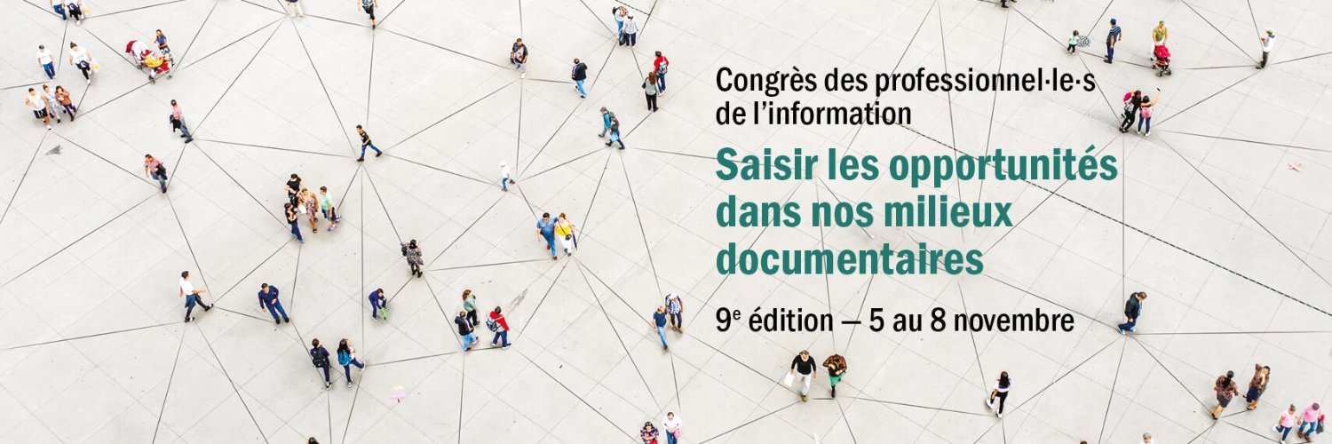 Congrès des professionnel·le·s de l'information banner