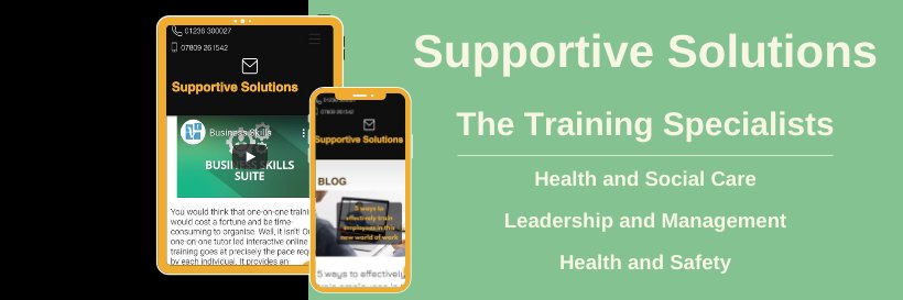 Supportive Solutions Training banner