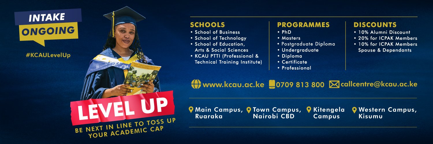 KCA University banner