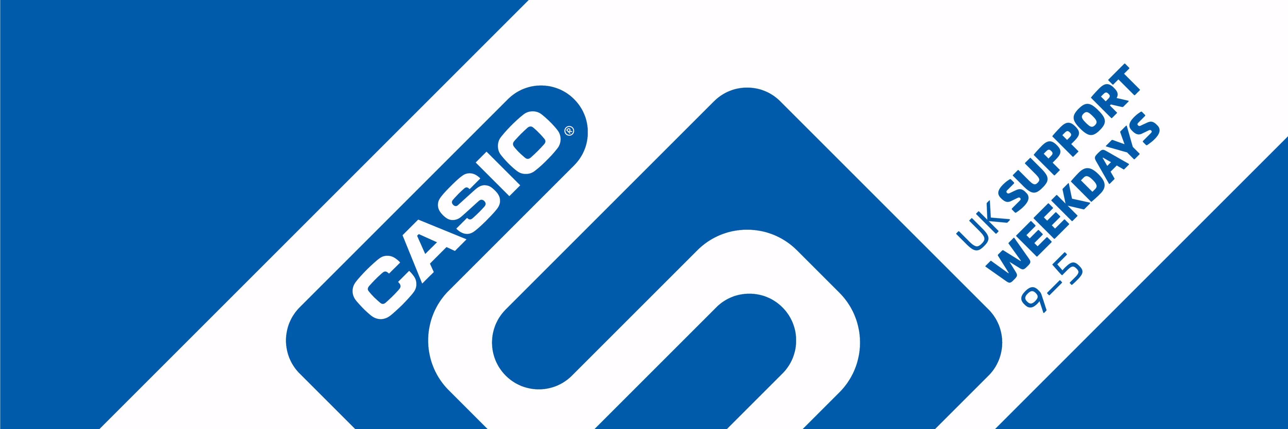 Casio UK Support banner