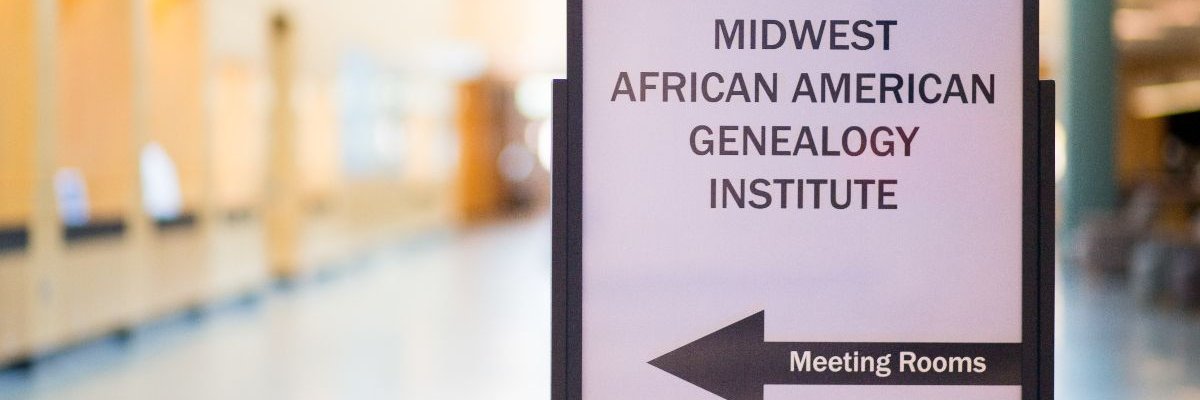 Midwest African American Genealogy Institute banner