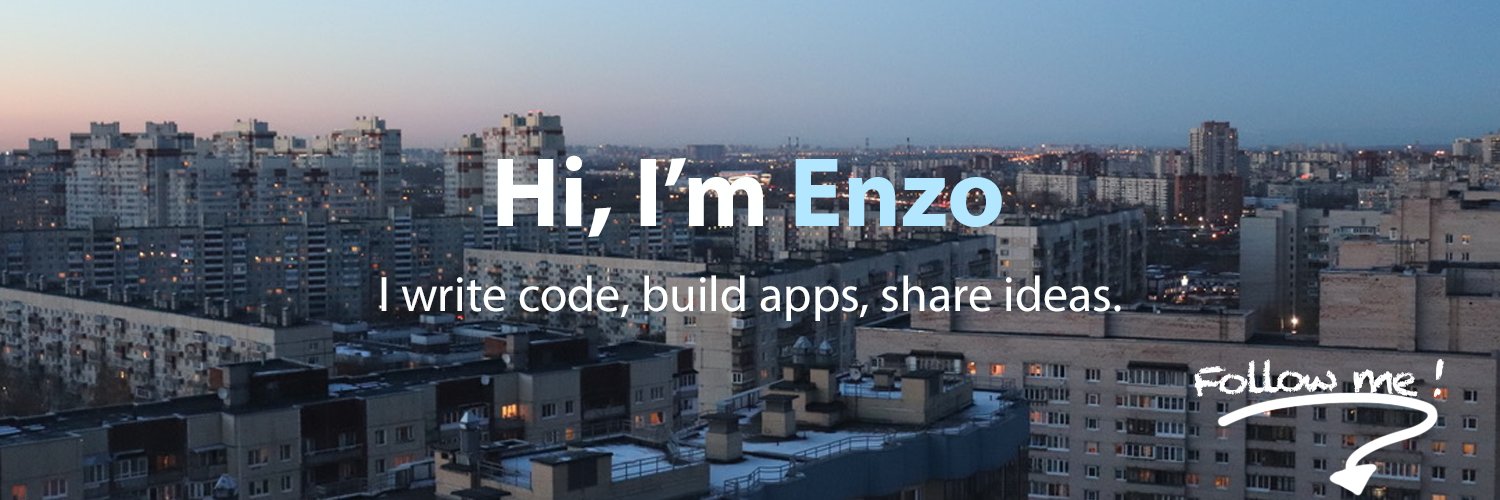 Enzo Conty 💙's banner