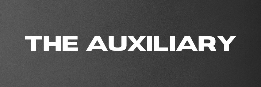 The Auxiliary banner