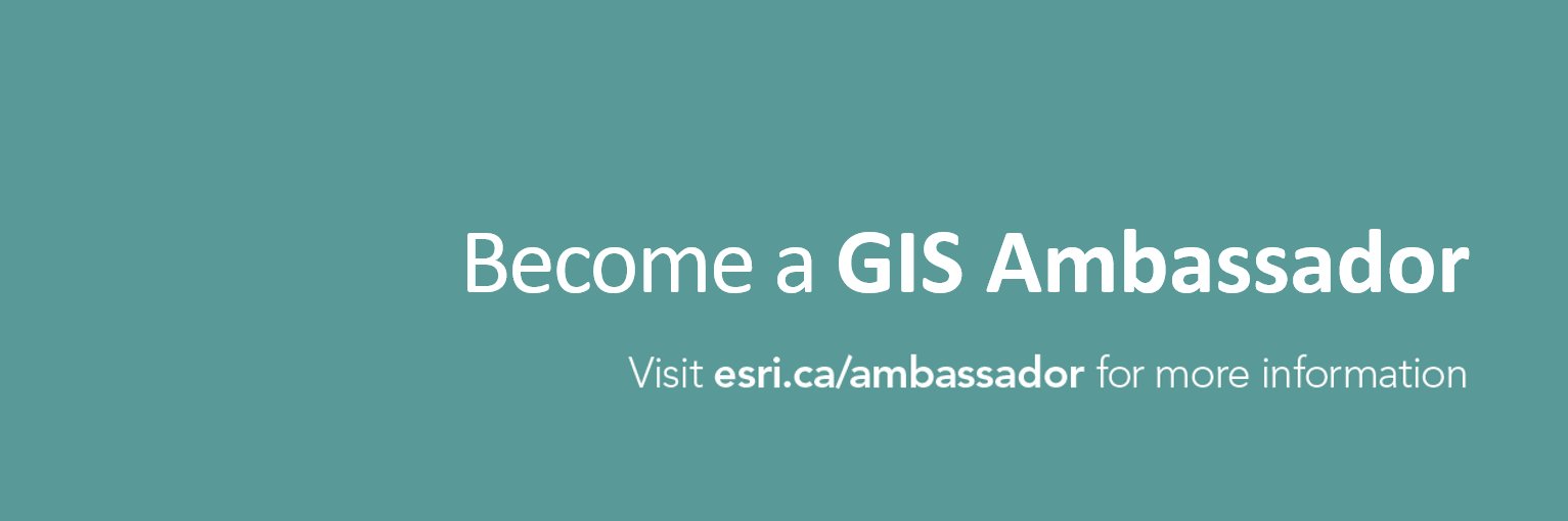 GIS Ambassador banner