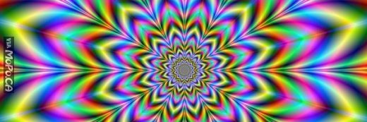Tie Dyed American banner