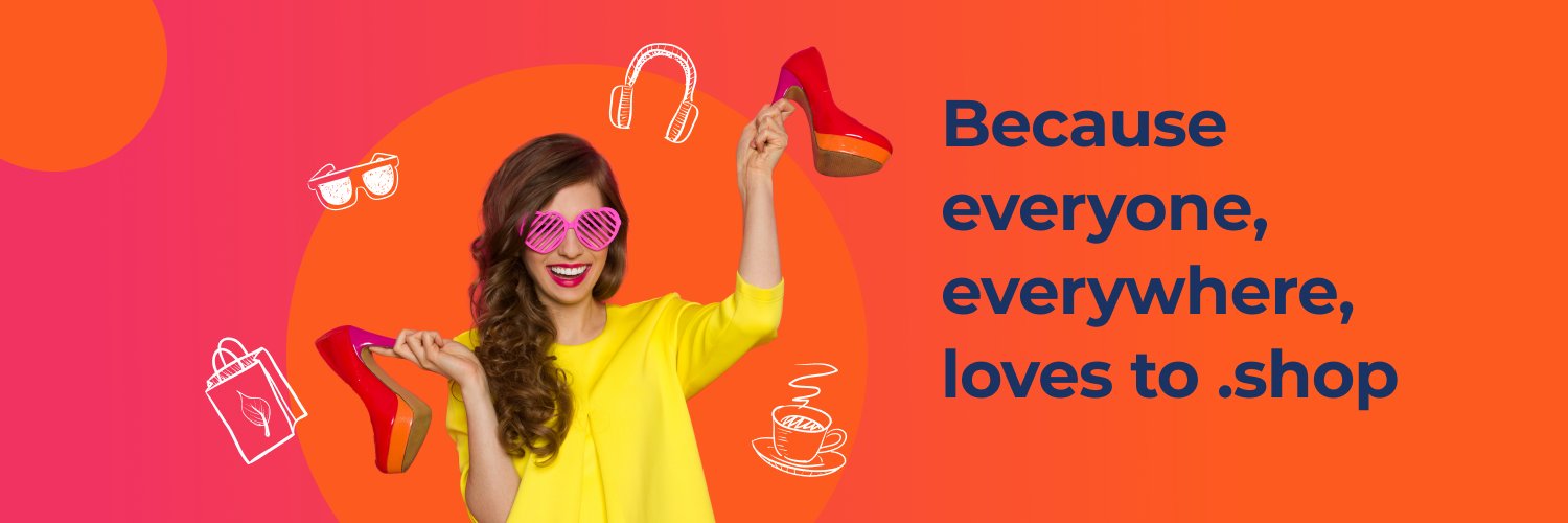 .shop Domains banner