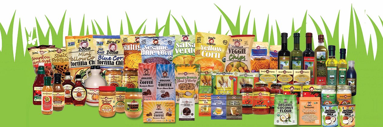 Brad's Organic banner