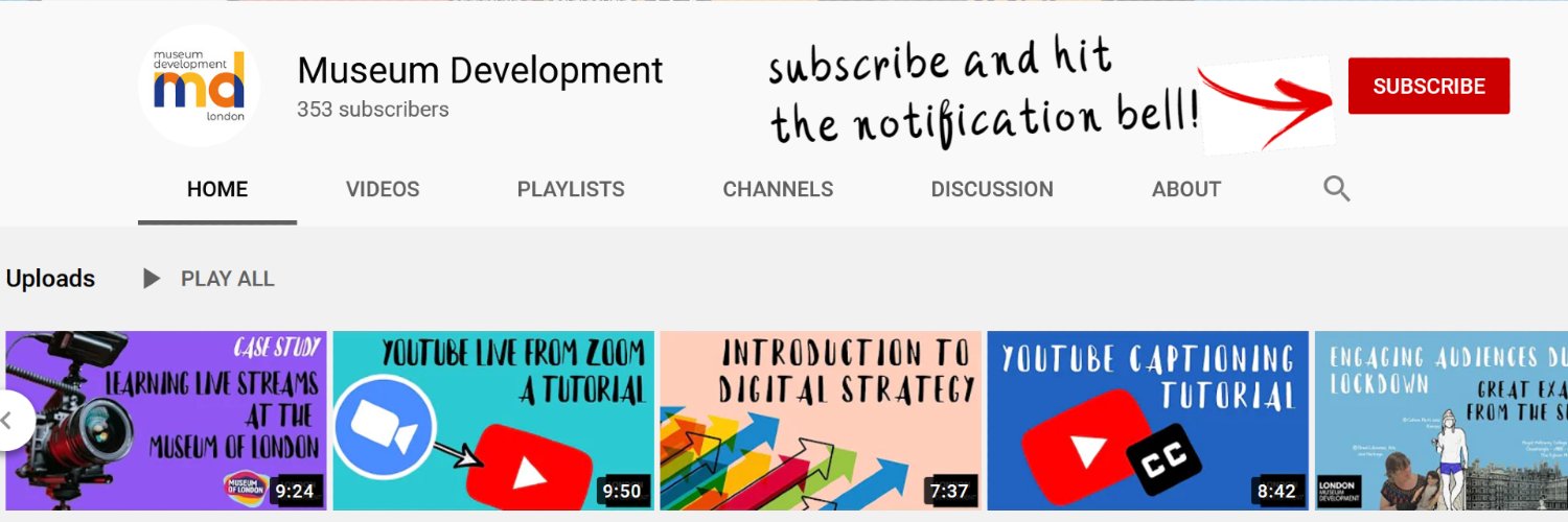 Museum Development London banner