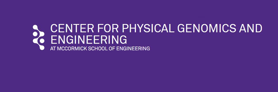 Center for Physical Genomics and Engineering's banner