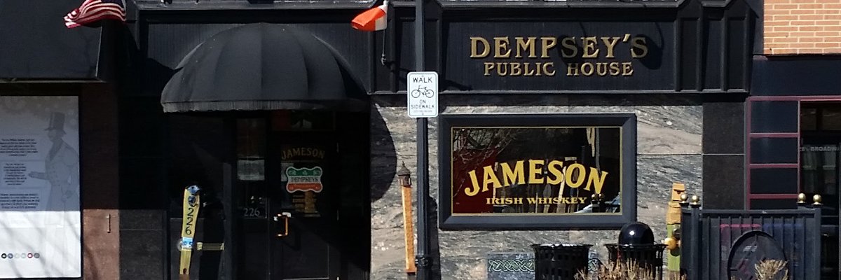 Dempsey's Fargo banner