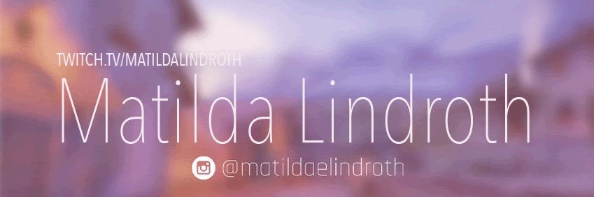 Matilda Lindroth banner