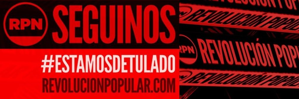 Revolución Popular's banner