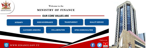 Ministry of Finance, Trinidad and Tobago Profile Banner