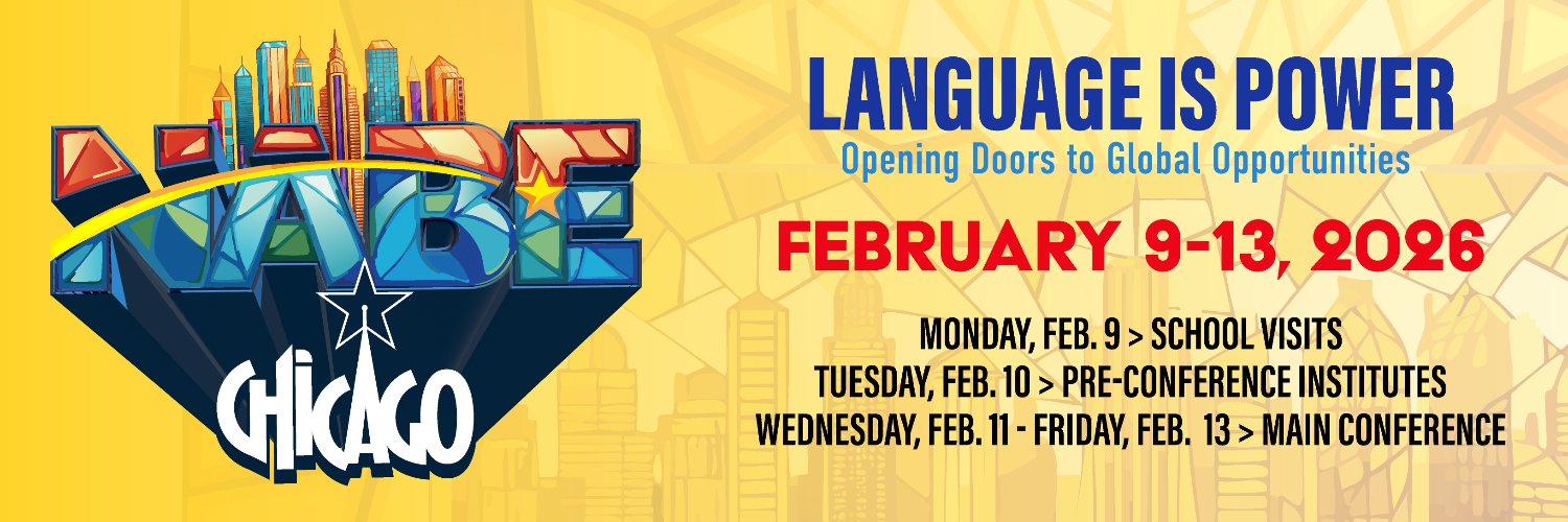 NABE- National Association for Bilingual Education banner