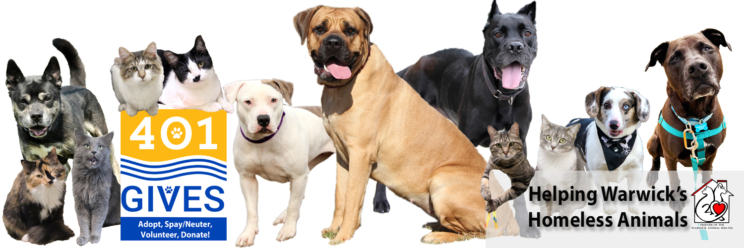Friends of Warwick Animal Shelter banner