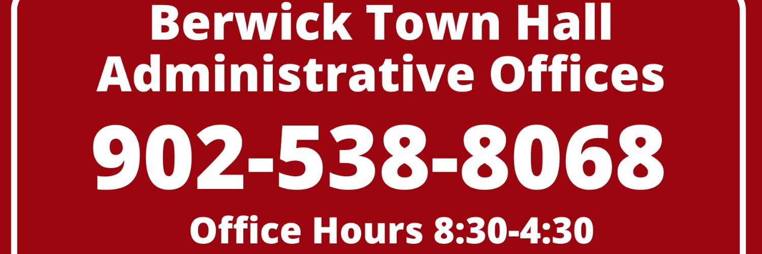 Town of Berwick, NS banner