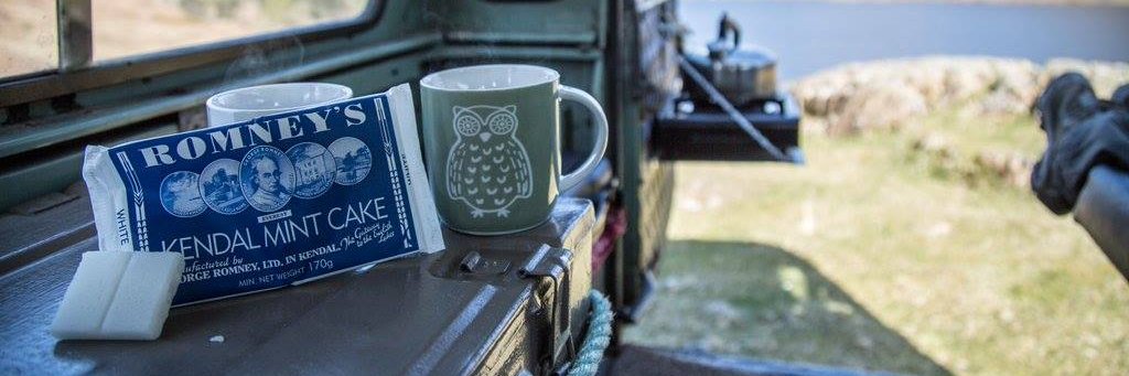 Romney's Kendal Mint Cake banner