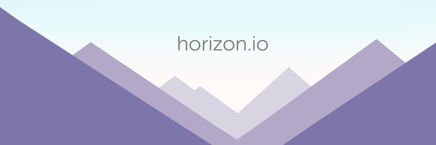 Horizon banner