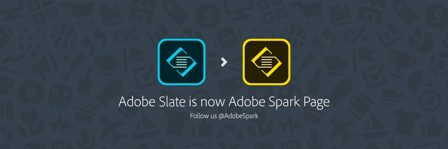 Adobe Slate banner