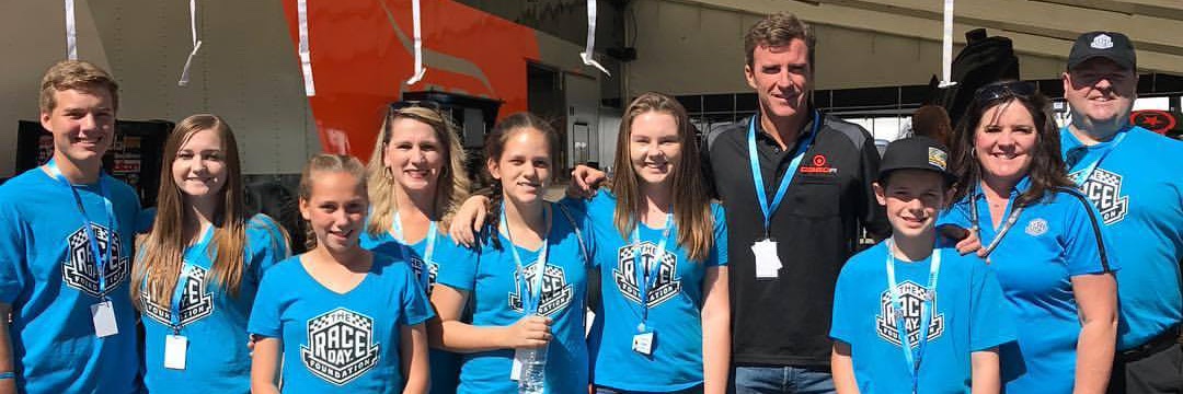 The Race Day Foundation banner