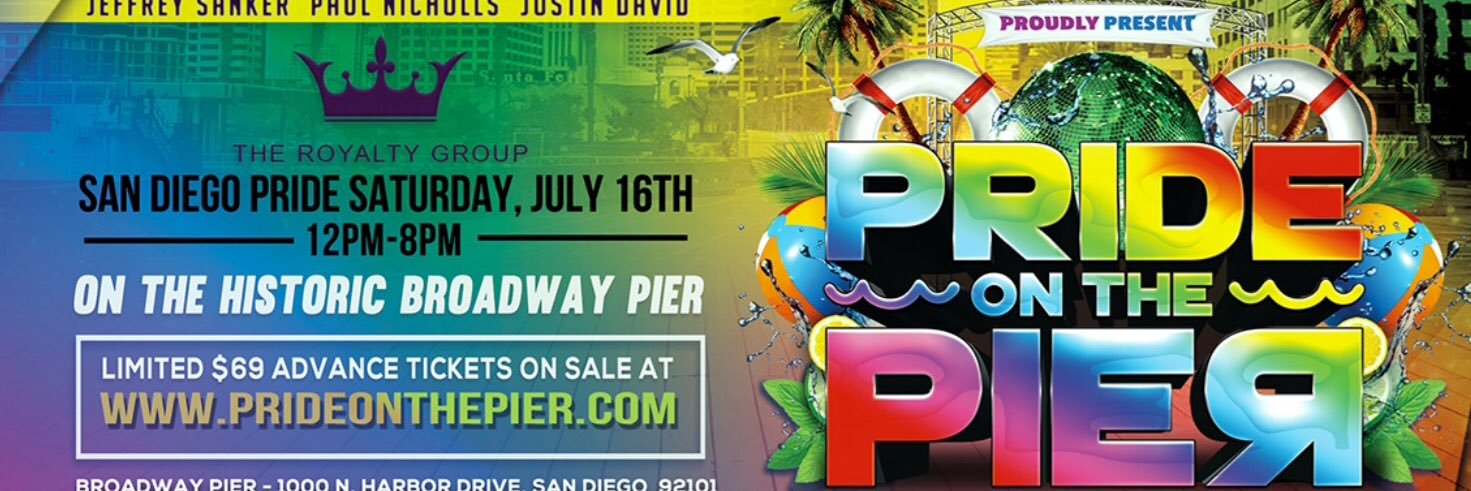 Pride On The Pier banner