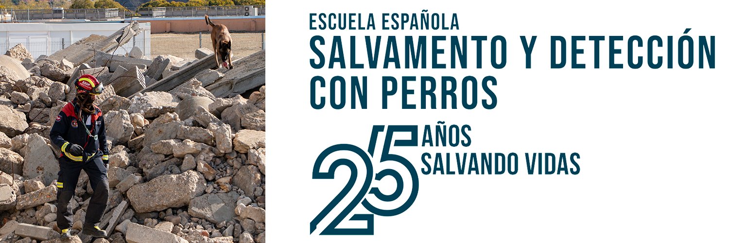 Escuela Española Salvamento y Detección con Perros banner