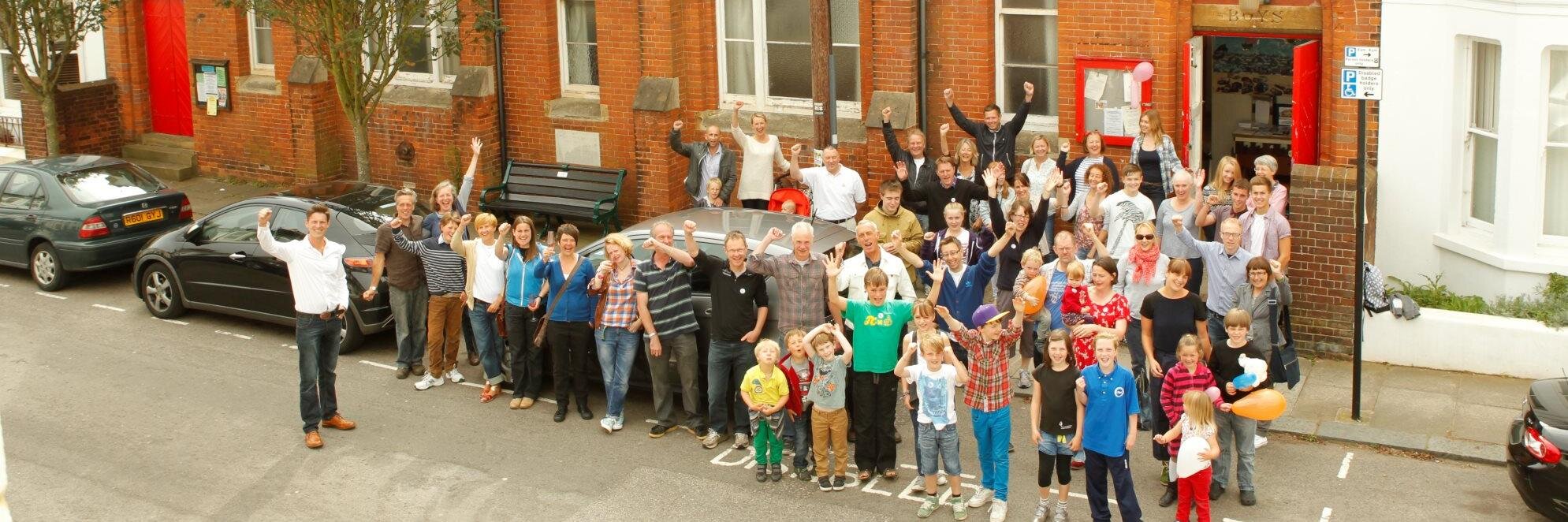 Exeter Street Hall banner