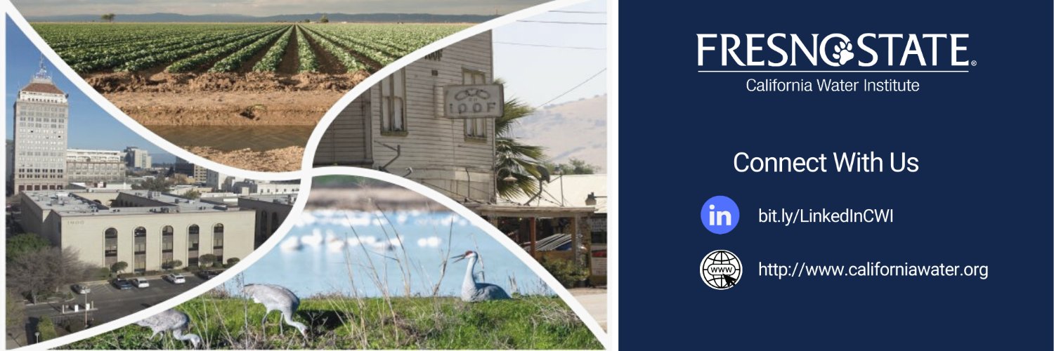 CA Water Institute banner