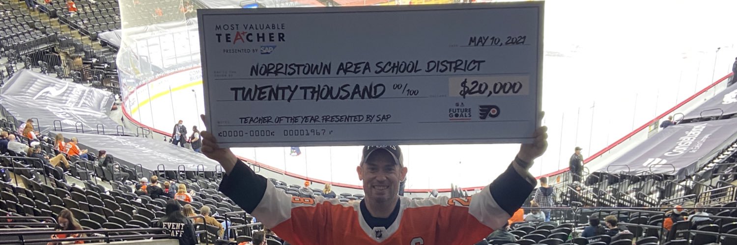 2021 NHL Teacher of the Year banner