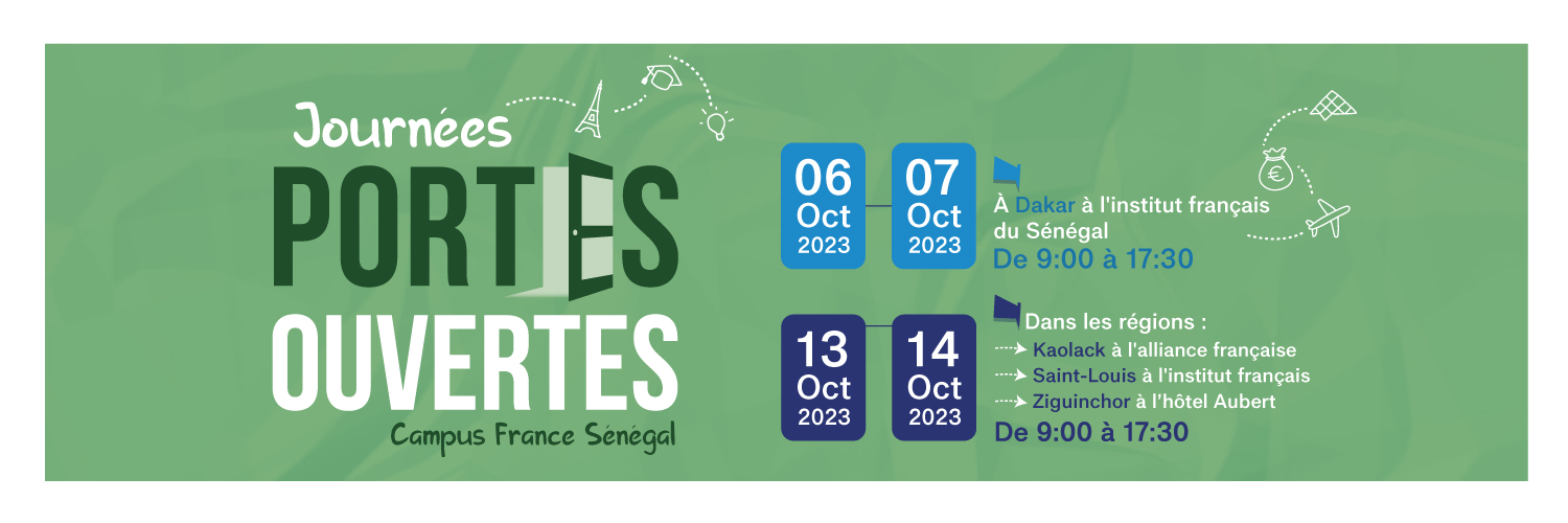 CampusFrance Sénégal banner