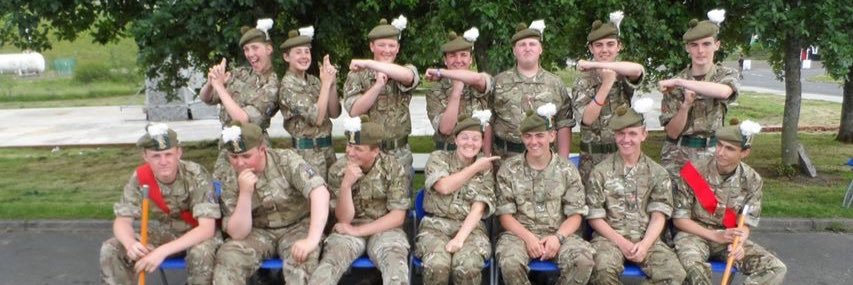 A Platoon R.H.F banner