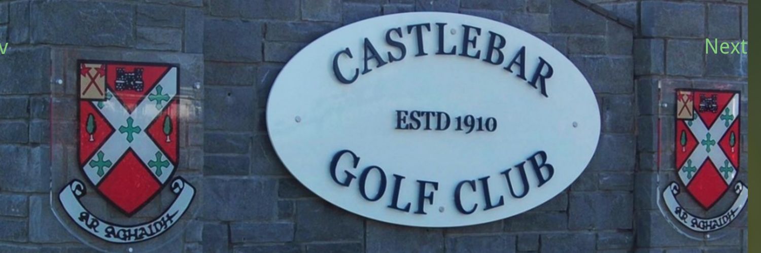 Castlebar Golf Club banner