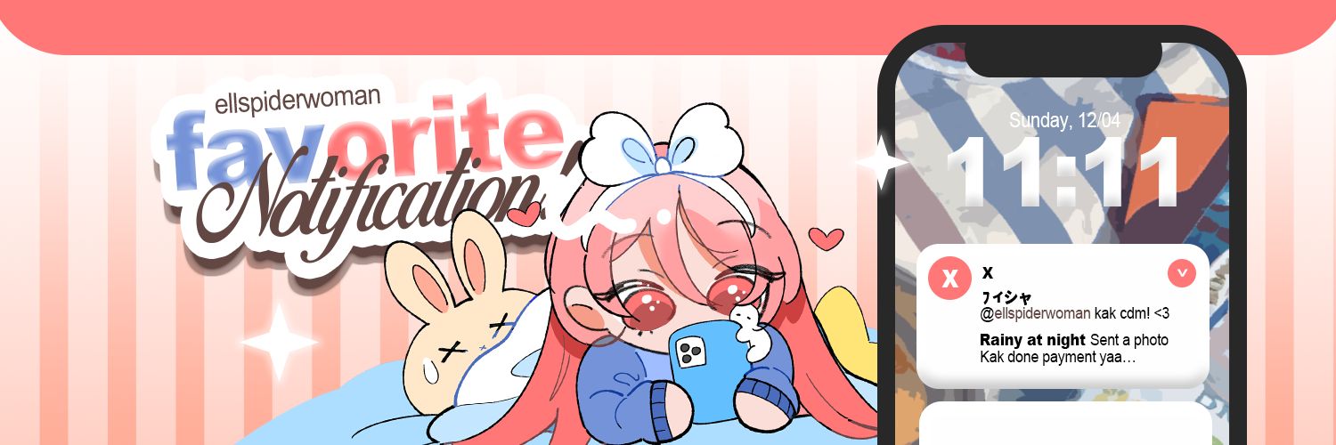 ella🐰whatsApp or @ after dm banner