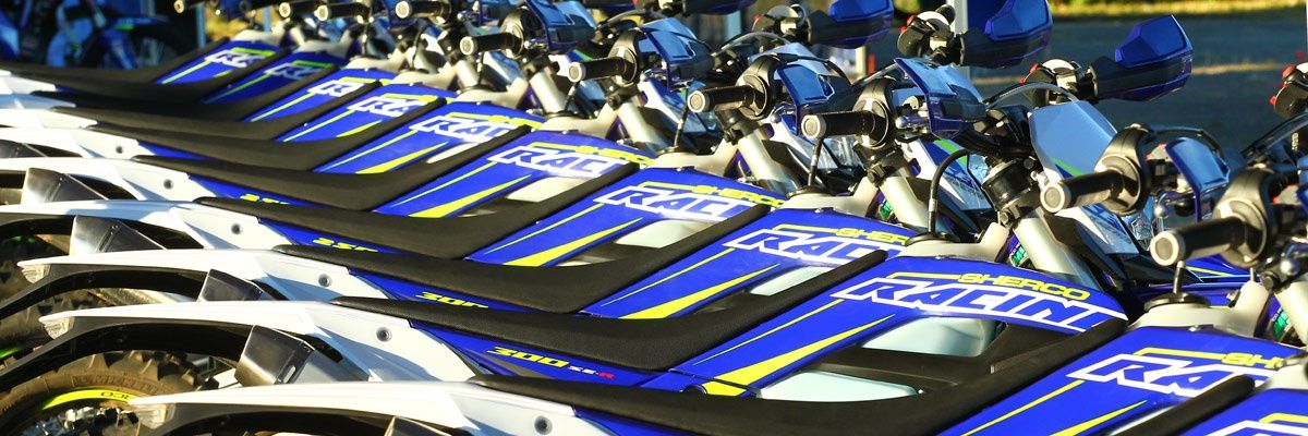 Sherco racing banner