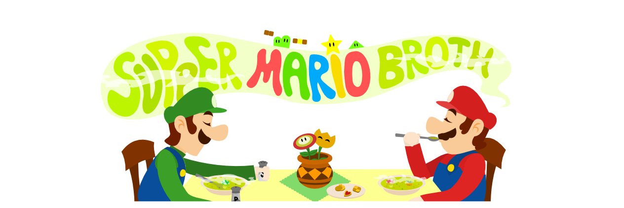 Supper Mario Broth's banner