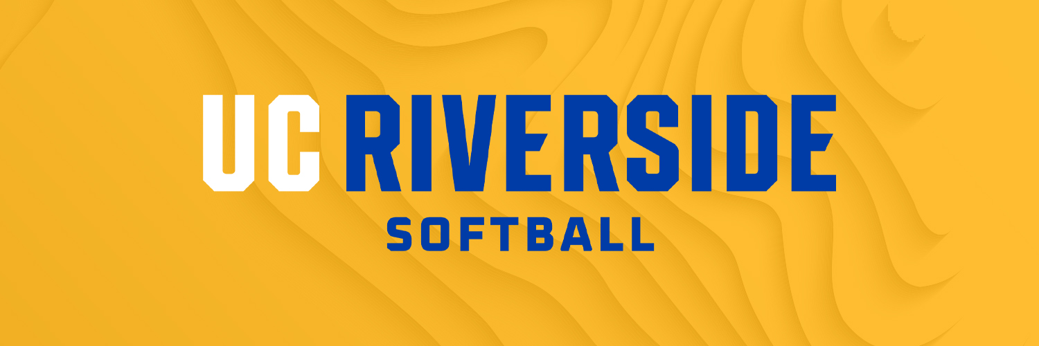 UC Riverside Softball banner
