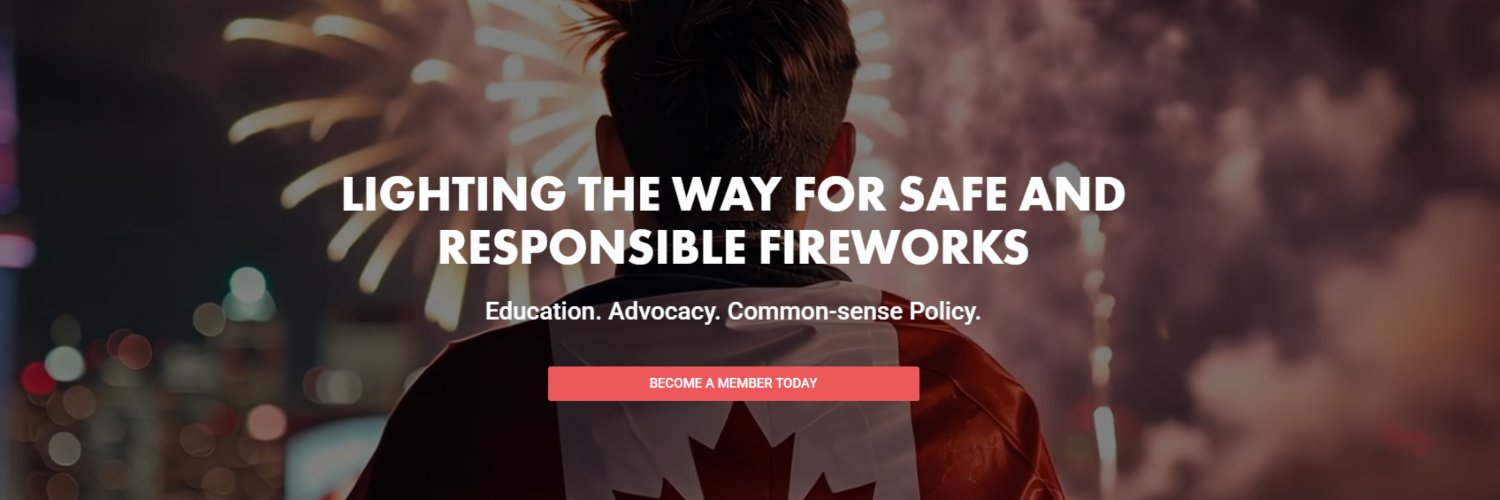 CNFA: Canadian National Fireworks Association banner