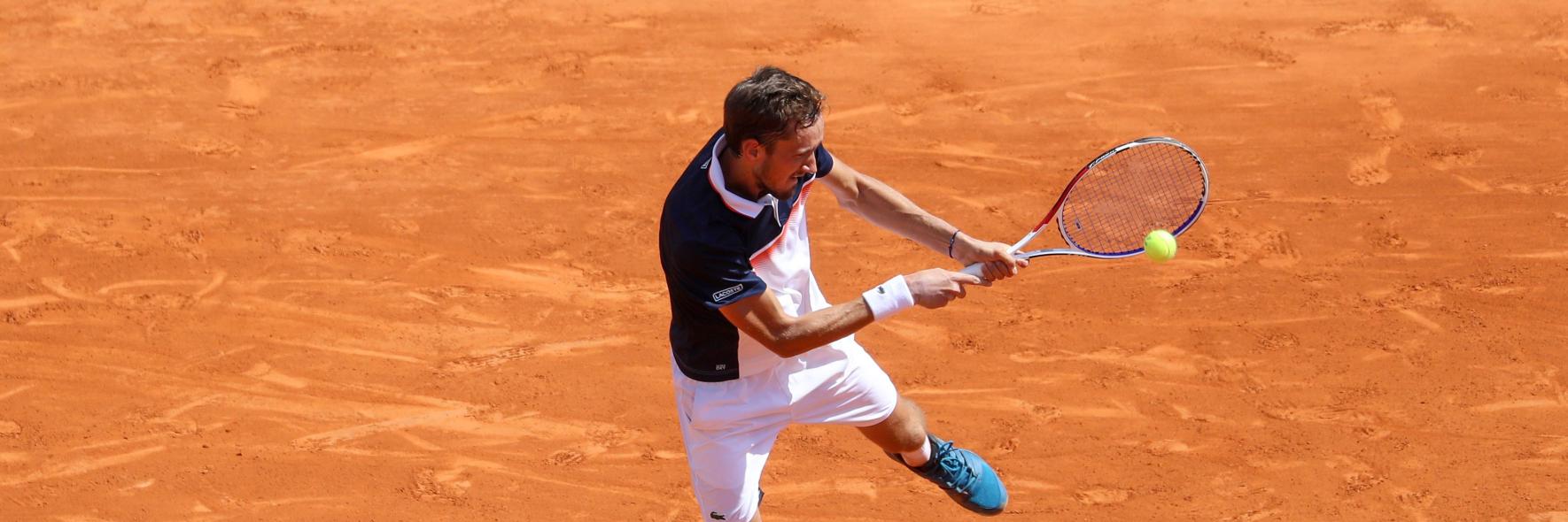 Daniil Medvedev's banner