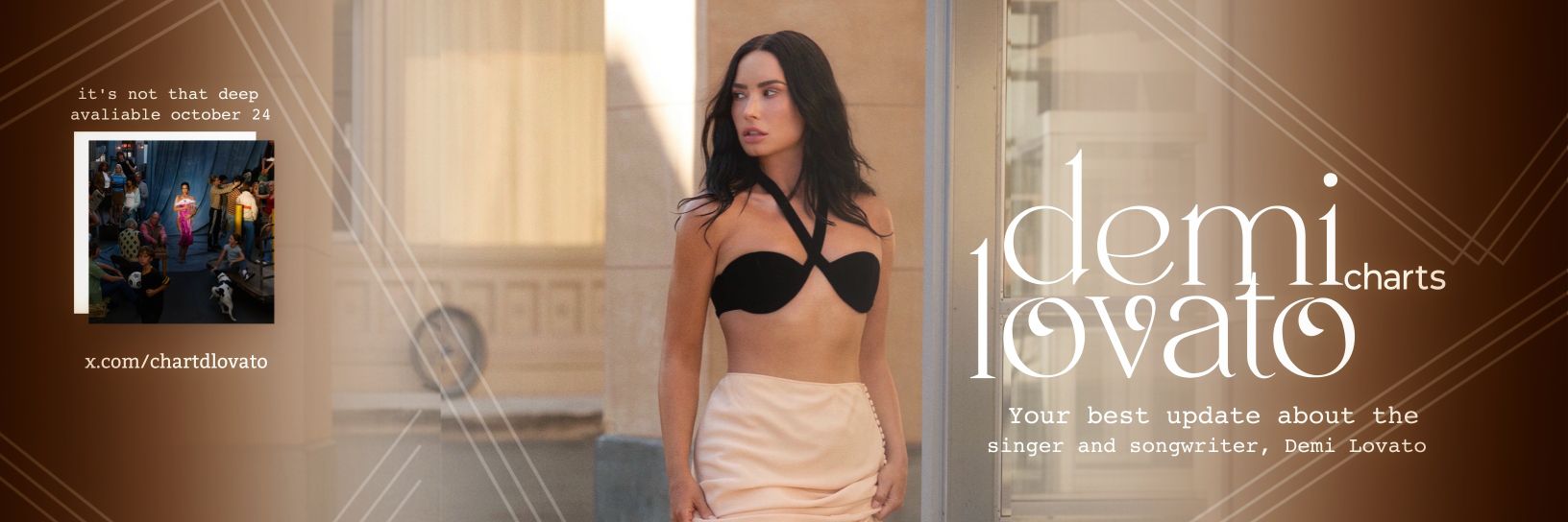 Demi Lovato Charts banner