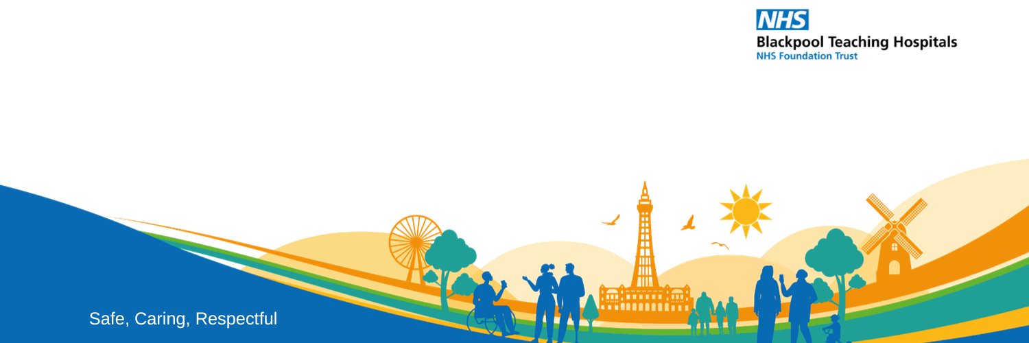 Blackpool Teaching Hospitals Jobs banner