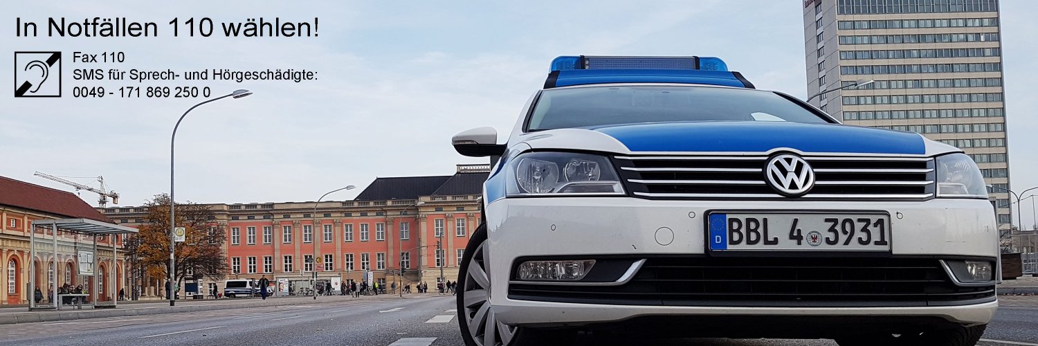 Polizei Brandenburg's banner