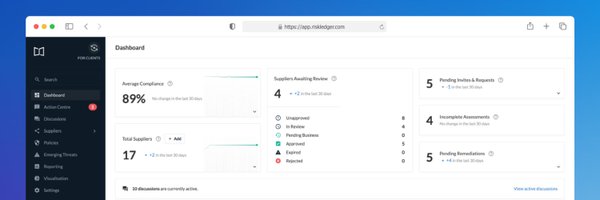 RiskLedger Profile Banner