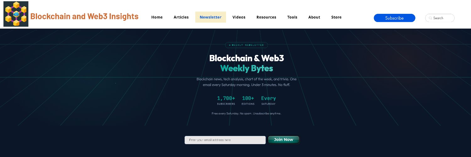 Ajay Tomar | Blockchain & Web3 Insights banner