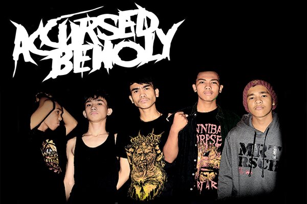 ACCURSED BE HOLY banner