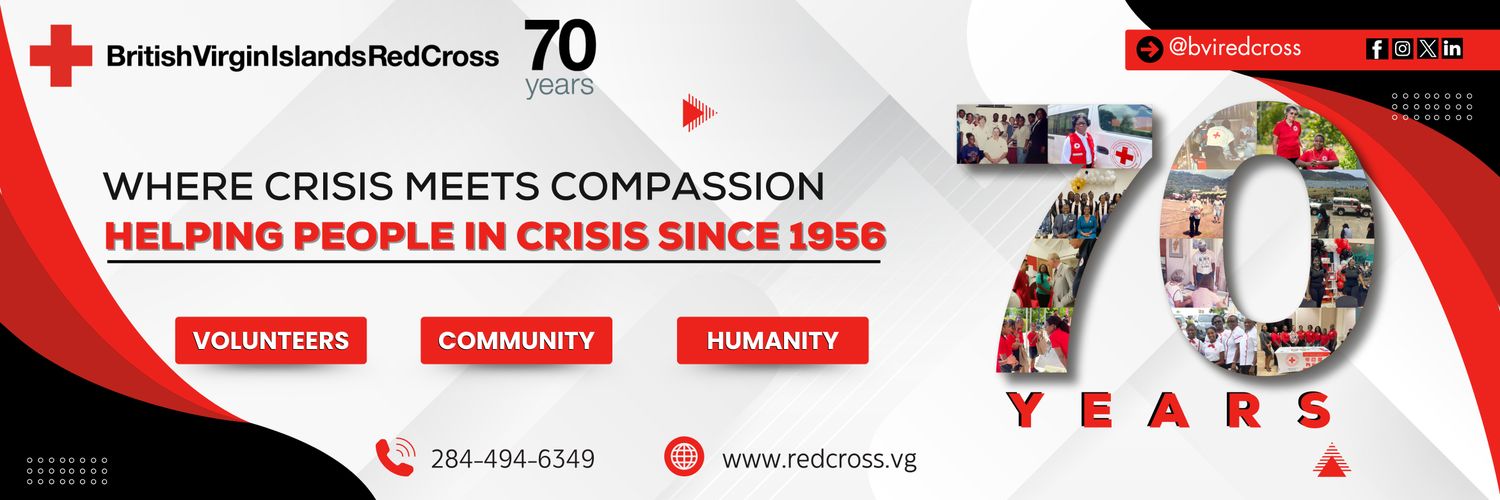 BVI Red Cross banner