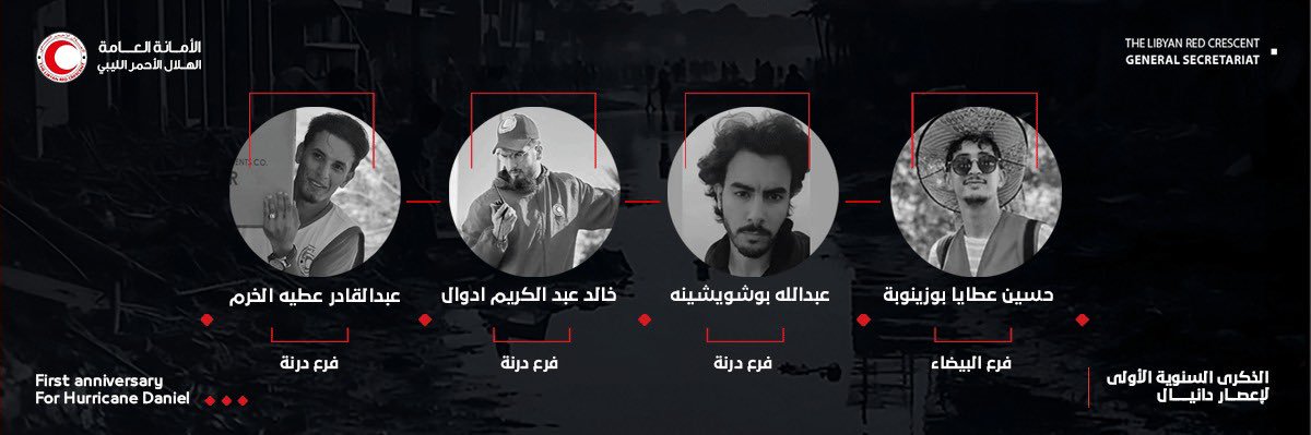 جمعية الهلال الأحمر الليبي banner