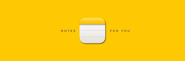 notes 📝 Profile Banner