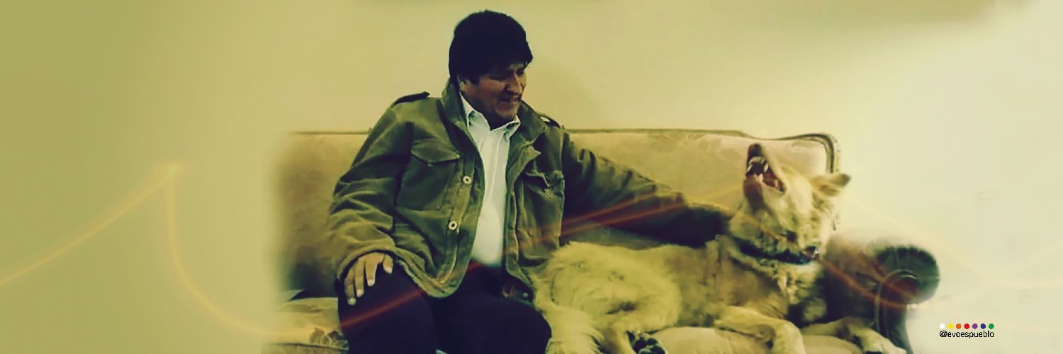 Evo Morales Ayma's banner