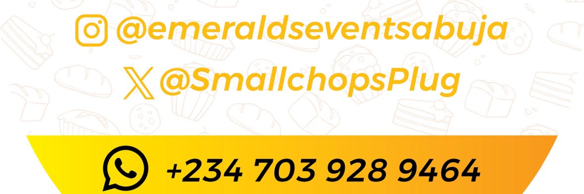 ABUJA SMALL CHOPS AND GRILLS 🍔🌭🍤🥟🧇🍩's banner