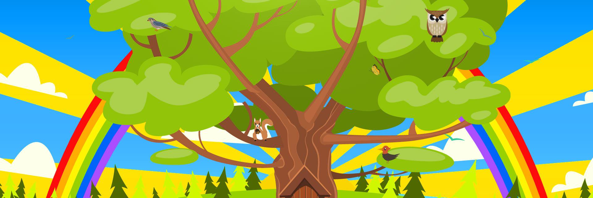 Wood Bank School banner